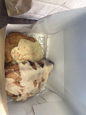 Delicious Scones Mango x Lime. Passionfruit x Tajin  at Likkle Patty Shop in Windsor Locks