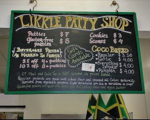 Pattie selection  at Likkle Patty Shop in Windsor Locks