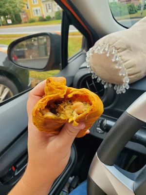 Chickpea flavor at Likkle Patty Shop in Windsor Locks