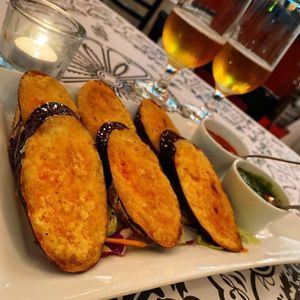 Bhenta Tareko 香草炸茄子 at Nepal in Hong Kong Island