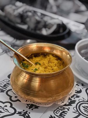 Saffron Rice 香草飯 at Nepal in Hong Kong Island