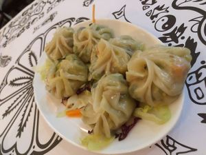 Momocha (Vegetable) 廚師雲吞(蔬菜餡 • 蒸) at Nepal in Hong Kong Island
