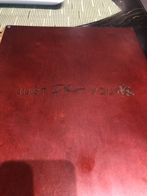 Menu  at Just Pho You in New York City