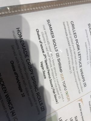 Menu  at Just Pho You in New York City