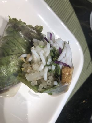 Vegan summer roll   at Just Pho You in New York City