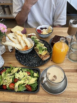 Full vegan brunch  at Casa Telma in Buenos Aires