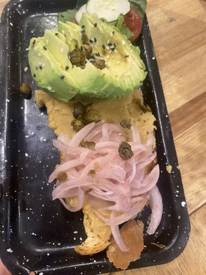 Avocado toast   at Casa Telma in Buenos Aires