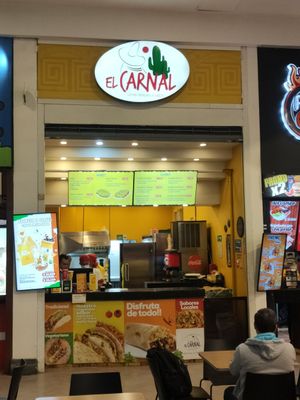 Top floor in the food hall at El Carnal - Portal 80 in Bogota