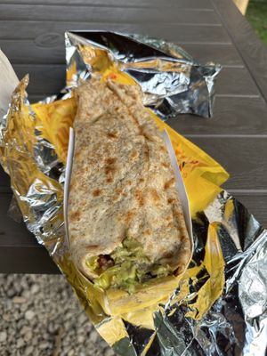 Traditional burrito   at El Carnal - Portal 80 in Bogota