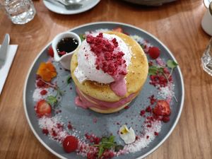 My delicious pancakes 🥞❤️ at Fourth Chapter in Prahran