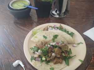 Ricos y grandes at VeganTaco in Guadalajara