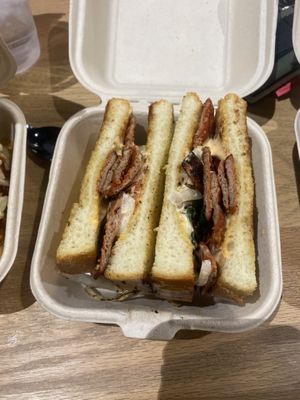 Steak melt is awesome #Veganuary at Vuture Food in Salt Lake City