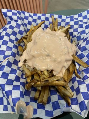 Vuture fries (delicious)   at Vuture Food in Salt Lake City