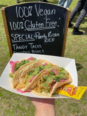 Tangy Tacos  at The Rican Vegan in Fort Walton Beach