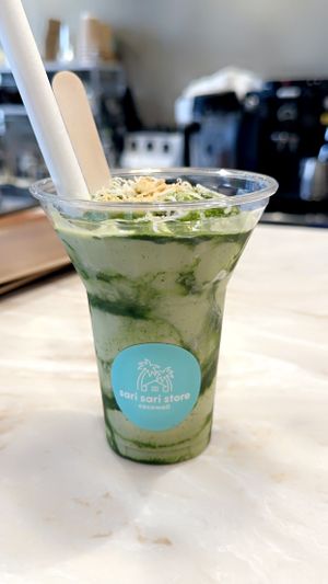 Matcha shake :) at sari sari store サリサリストア in Osaka
