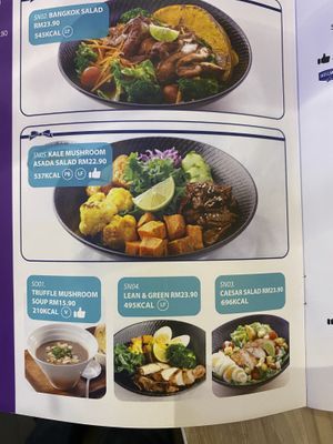 Kale mushroom asada   at La Juiceria   in Kuala Lumpur