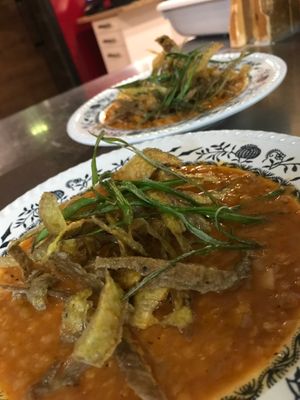 Linseneintopf   (Lentil Stew) at Tauplitzhaus - Naturfreunde Linz in Bad Mitterndorf
