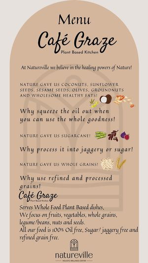  at Cafe Graze - Plant Based Kitchen by Natureville in Bangalore