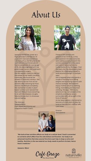  at Cafe Graze - Plant Based Kitchen by Natureville in Bangalore