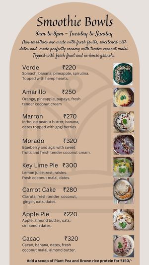  at Cafe Graze - Plant Based Kitchen by Natureville in Bangalore