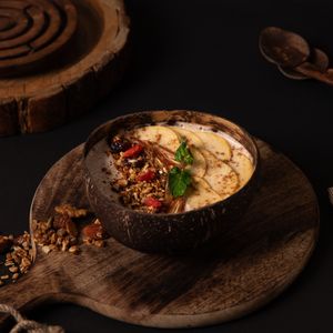 Apple Pie Smoothie at Cafe Graze - Plant Based Kitchen by Natureville in Bangalore