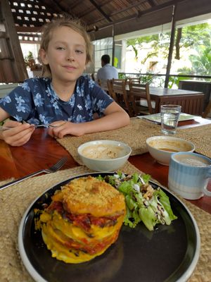 Soup and chaat at Cafe Graze - Plant Based Kitchen by Natureville in Bangalore
