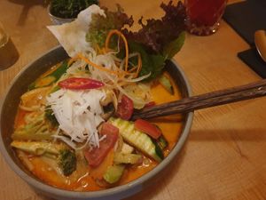 Fromthe menu of the week at Ha Veggie in Munich