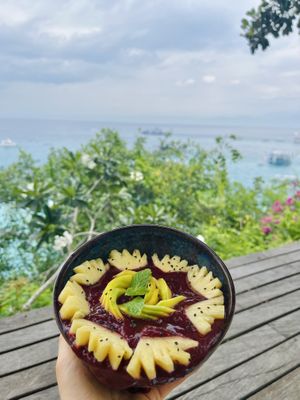 Smoothie bowl   at The Playful Table in Penida Island
