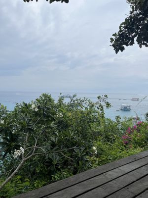Nice vieww  at The Playful Table in Penida Island