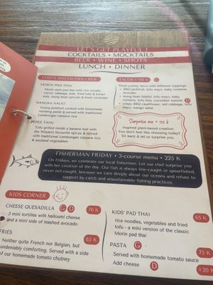   at The Playful Table in Penida Island