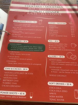   at The Playful Table in Penida Island