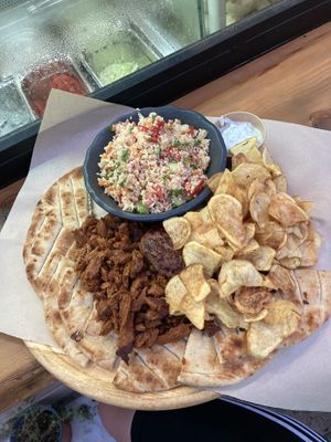 portion for 2 for only 10,90 €  at Veganato in Crete