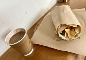 Delicious lunch   at Veganato in Crete