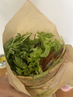 Traditional with greens  at Veganato in Crete