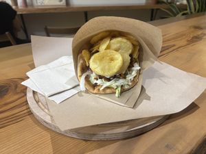 Soy Gyros-Pita with tzatziki   at Veganato in Crete