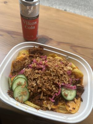 Loaded Fries 😋  at Veganato in Crete