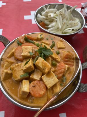 Tofu Curry   at Delhi Darbar Indian Restaurant in Interlaken