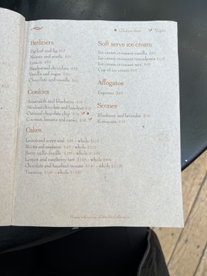 Sweets  at Pandaria Rosetta in Mexico City