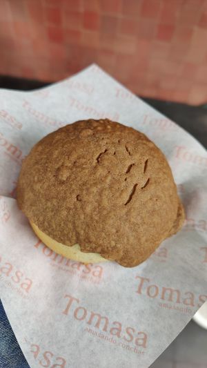 Chocolate Concha at Pandaria Rosetta in Mexico City