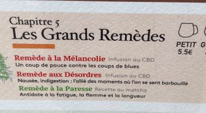 Careful, the 2 first ones infused in CBD are not vegan. Ask the waitress to confirm if you have any doubts at Kodama in Paris