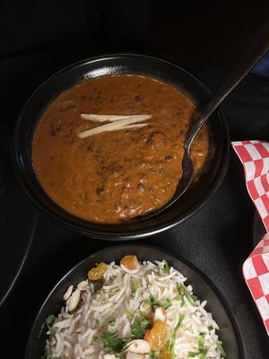 Black lentil curry  at Delhi6 Indian Kitchen in Highland Village