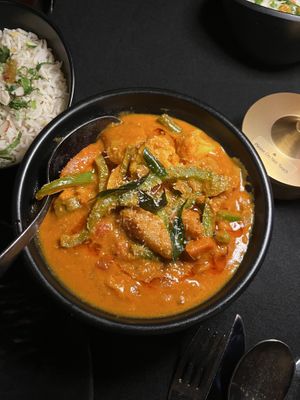 Coconut curryy  at Delhi6 Indian Kitchen in Highland Village