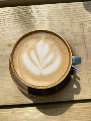 Oat flat white   at The Crafty Egg in Bristol