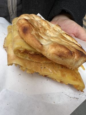 Focaccia con doppia cecina  at Pizzeria Da Nando in Pisa