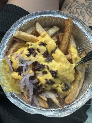 Loaded fries   at Vegan Nova in Pontiac