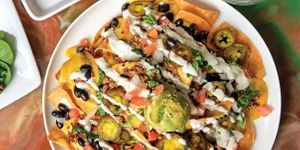 Vegan Nachos  at Vegan Nova in Pontiac