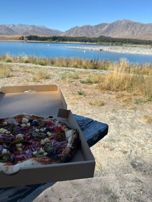   at Dolce Pizza in Lake Tekapo