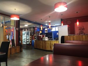 Inside decor  at Revite Café in Motueka