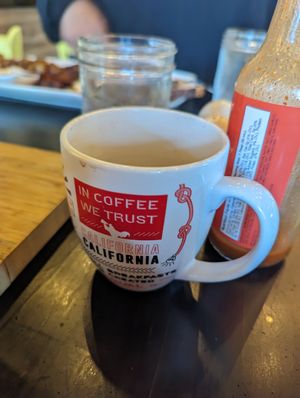 Breakfast republic oatmilk latte ❤️ at Breakfast Republic - Scripps Ranch in San Diego