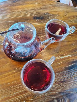 Mixed fruits tea ~ 8/7/21 at Water Drop Teahouse 滴水坊 in Northeast Singapore